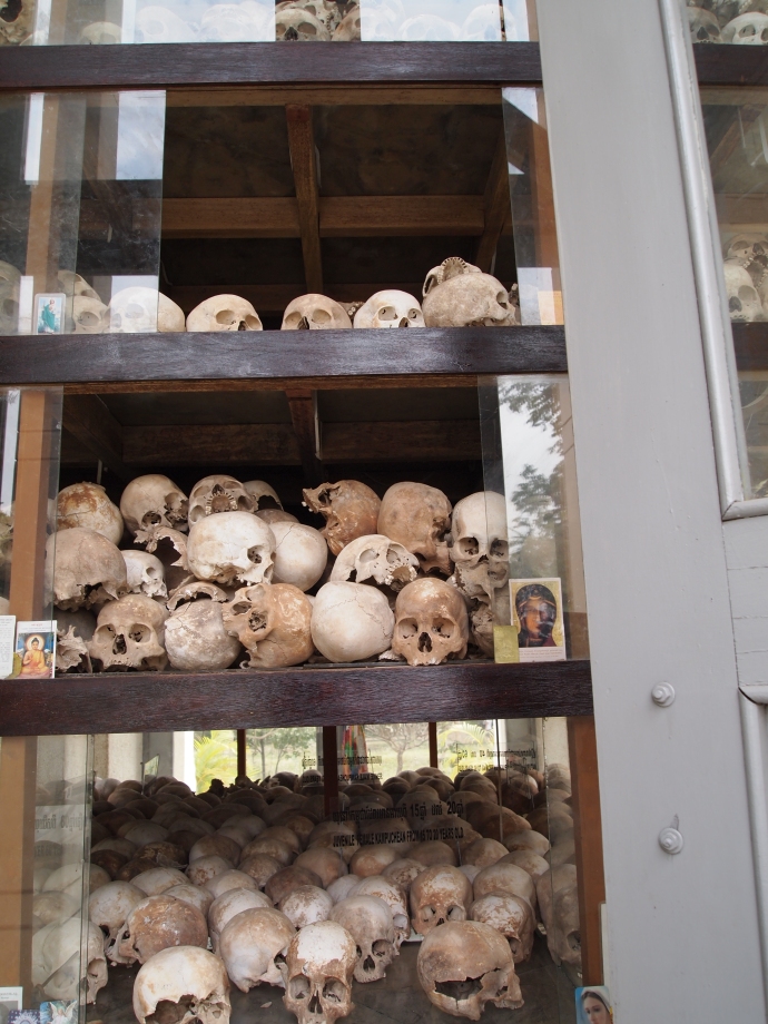 8,000 skulls in the stupa