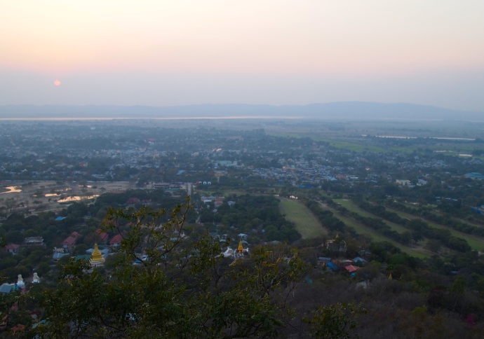 Mandalay from Mandalay Hill 