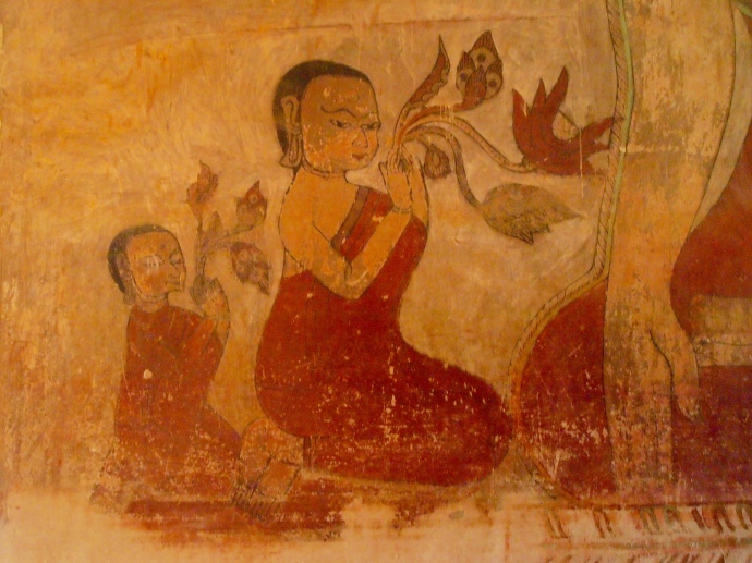 fresco in Sulamani Pahto