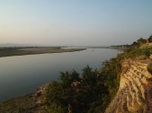 The Ayeyarwady River from the Sunset Garden
