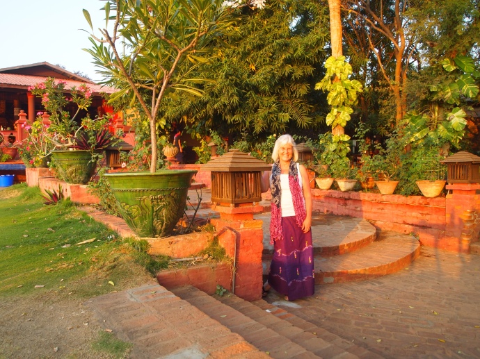 me at the Sunset Garden