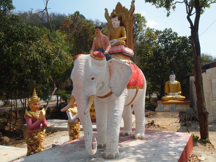 elephant at the shrine