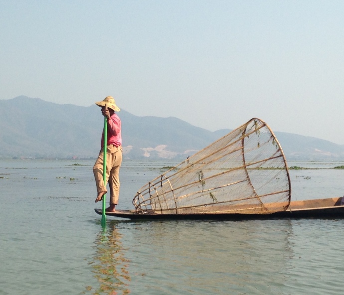 Fisherman on Inle Lake