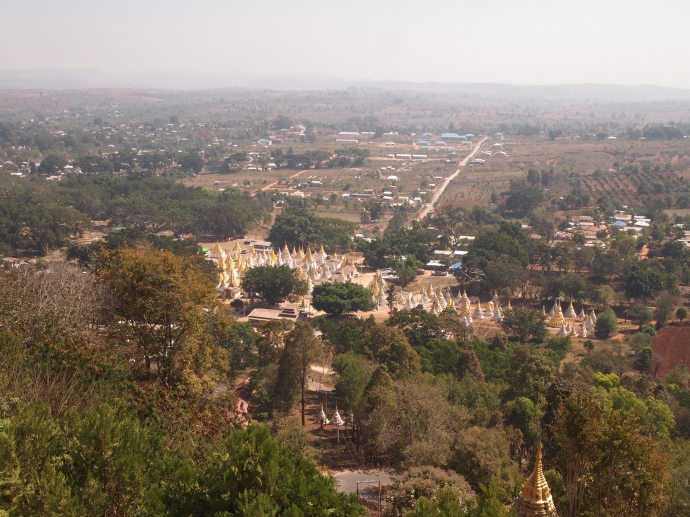 view from Shwe Oo Min Natural Cave Pagoda, Pindaya