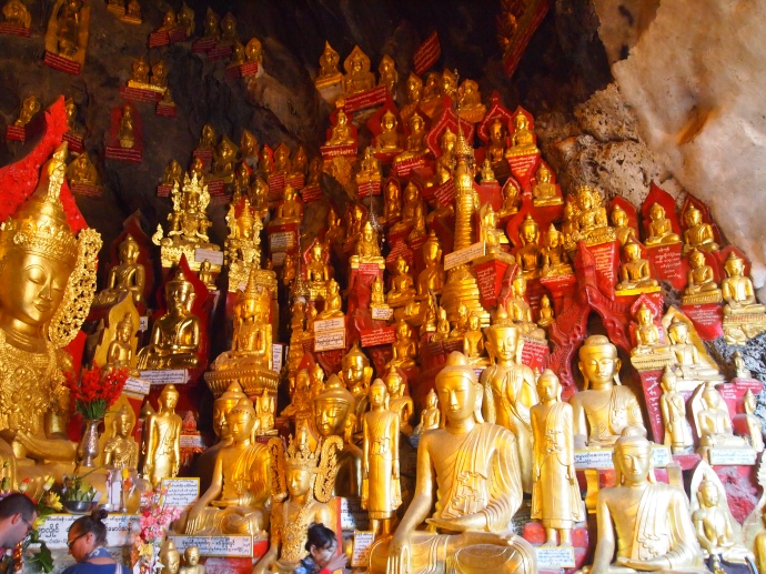 Buddhas at Shwe Oo Min Natural Cave Pagoda, Pindaya