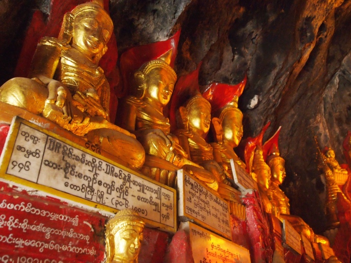 Buddhas at Shwe Oo Min Natural Cave Pagoda, Pindaya