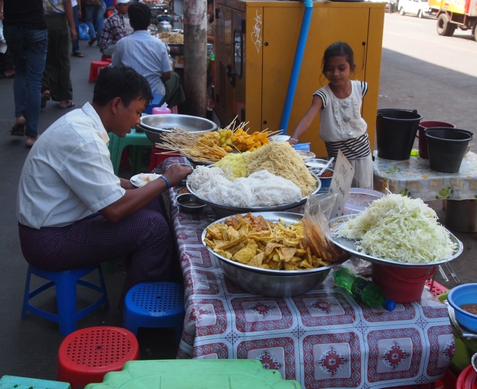 food stall on the street
