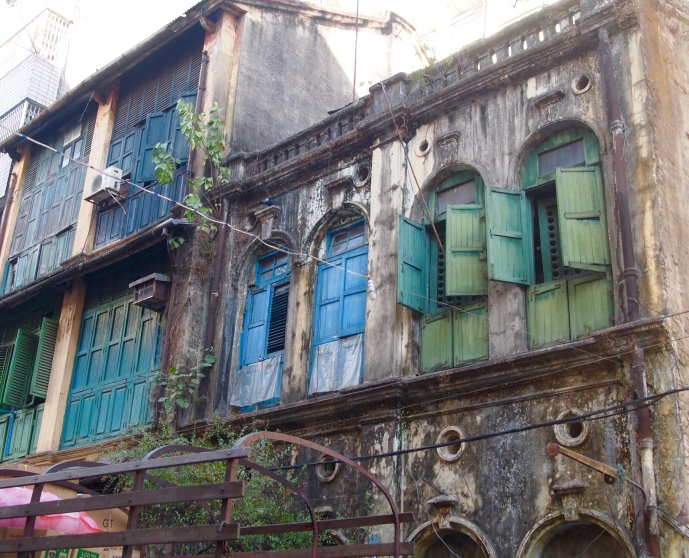 more faded colonial architecture