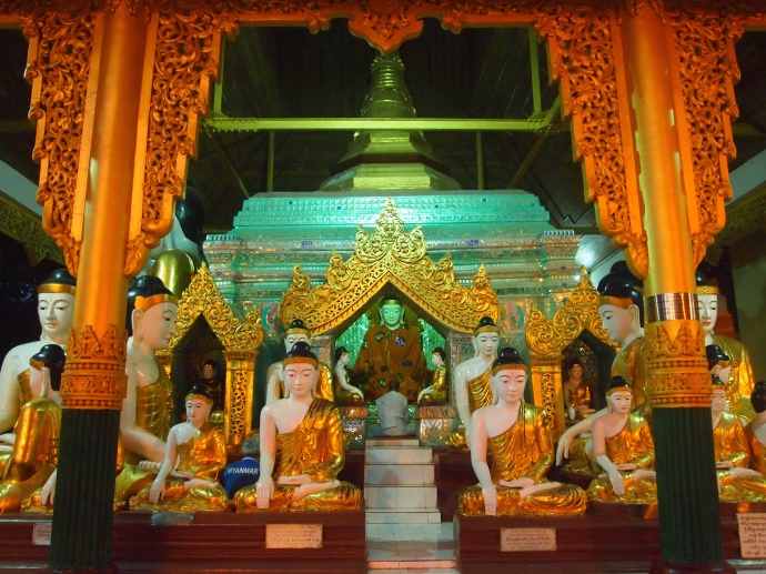 shrine at Shwedagon